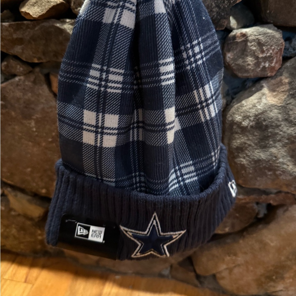 NFL Navy Beanie with Logo - Dallas Cowboys